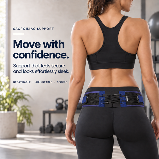 VELPEAU Sacroiliac Support Belt for Back & Hip Comfort