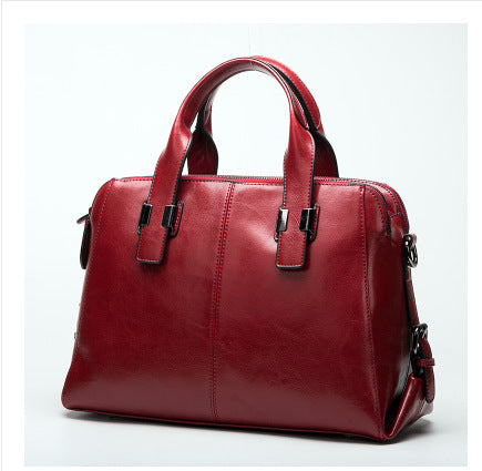 Simple Leather Crossbody Bag for Women
